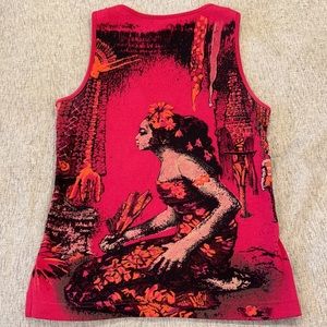 Custo Barcelona RARE VINTAGE lace v-neck tank top